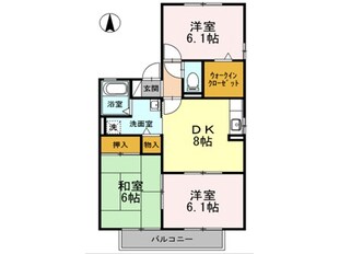 甚目寺駅 徒歩15分 2階の物件間取画像